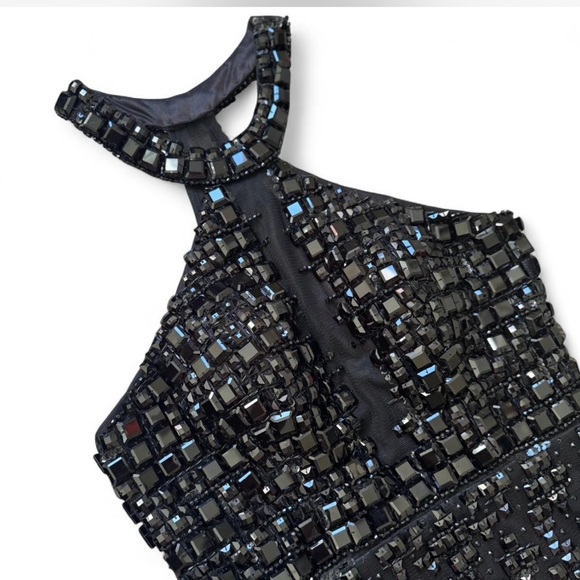 Tony Bowls Elegant Black Women's Dress - Picture 4 of 8